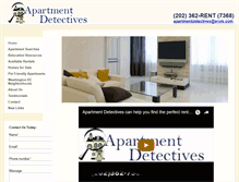 Tablet Screenshot of apartmentdetectives.com